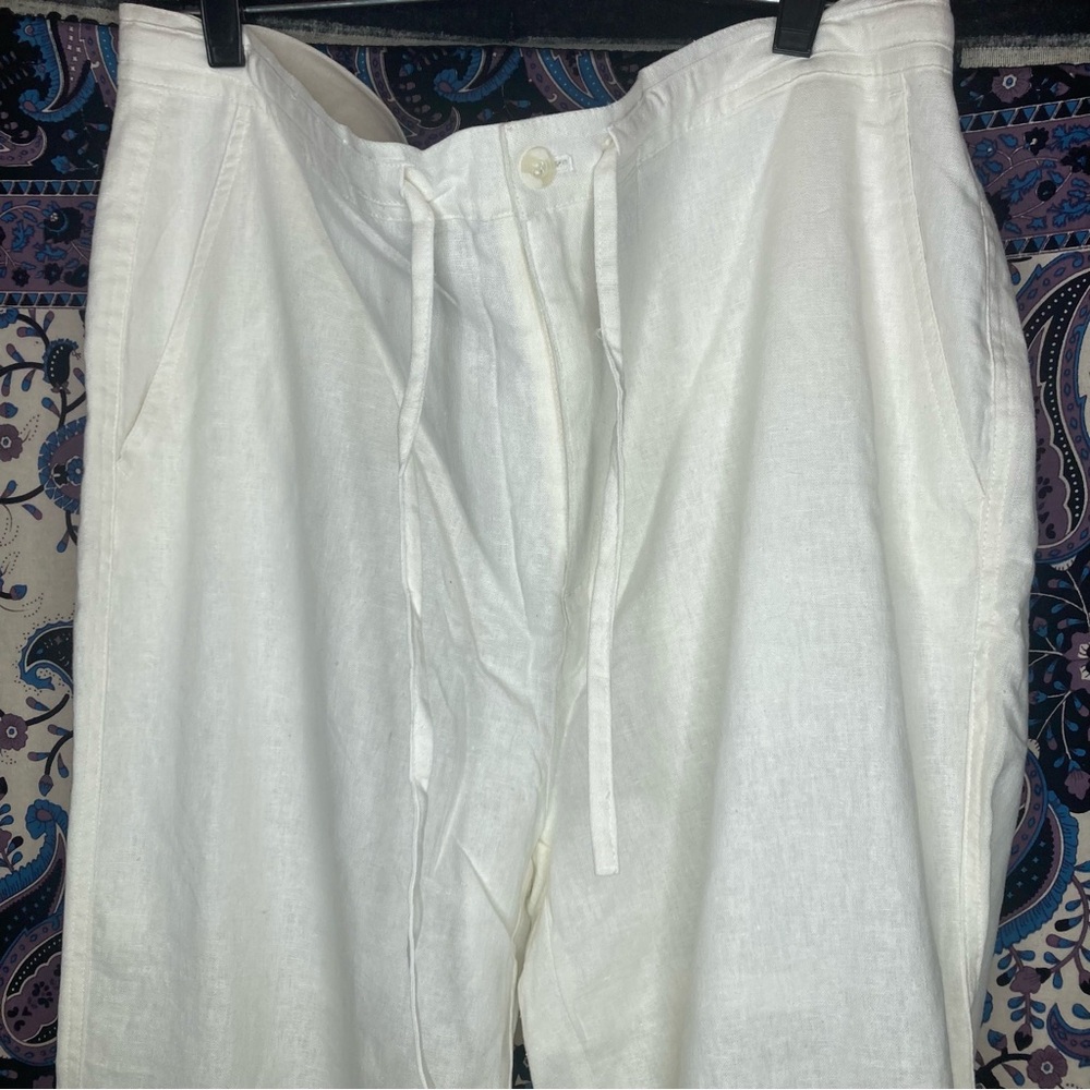 Andrew Fezza linen NWT wide leg pants - Picture 4 of 4